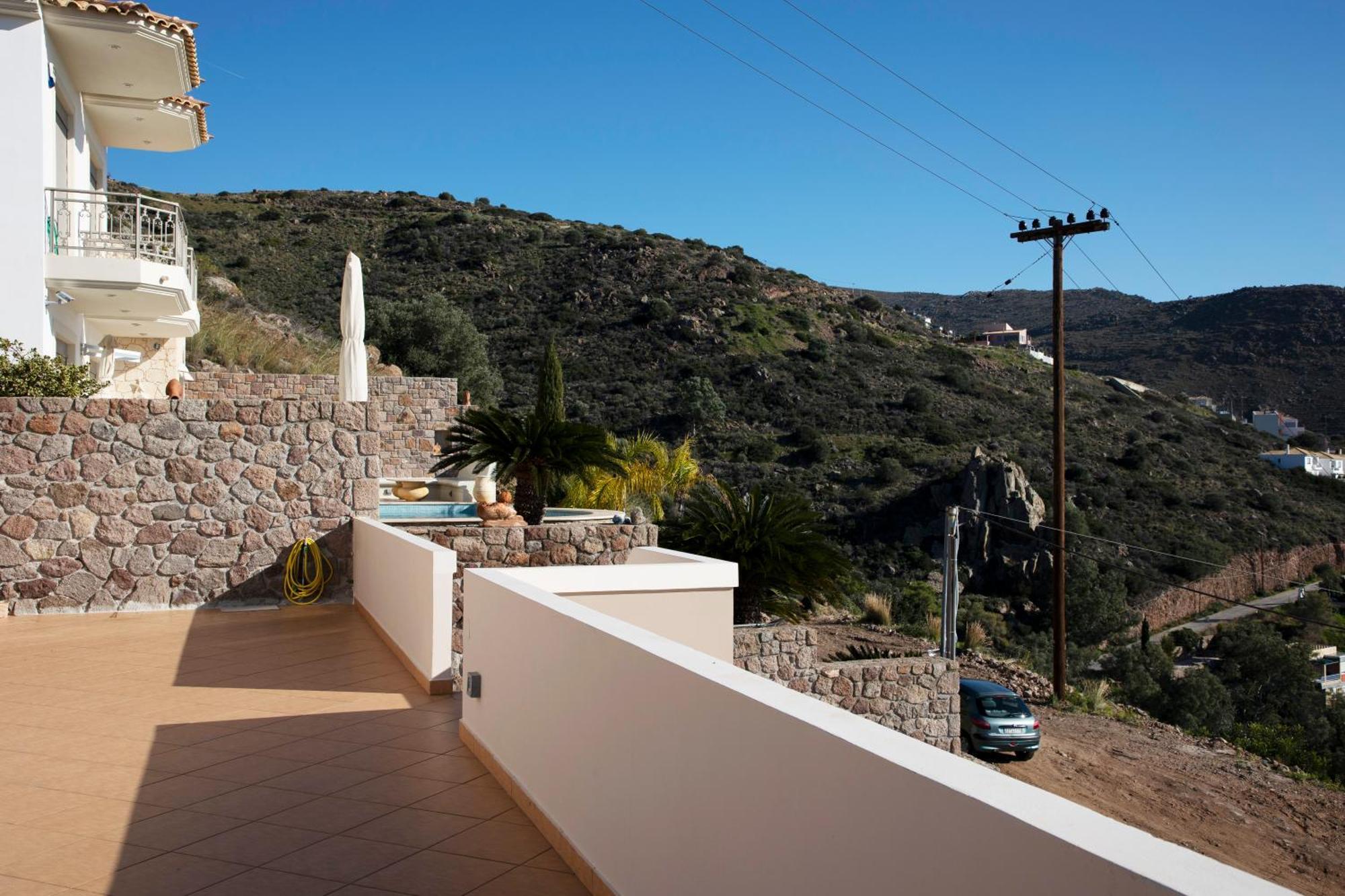 Aegina Sea View Villa Eginitissa Kültér fotó